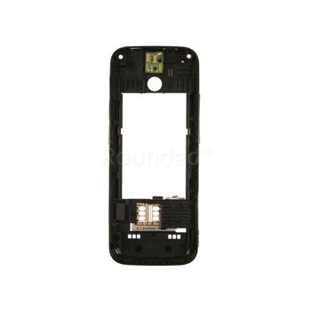 Nokia 5630x Middlecover negru incl. Ușă Micro SD, modul bliț foto