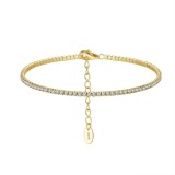 Cumpara ieftin Bratara din argint 925 pentru dama, JW1746, model tennis, placata cu aur