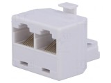 Splitter RJ45 8p8c Dual Socket