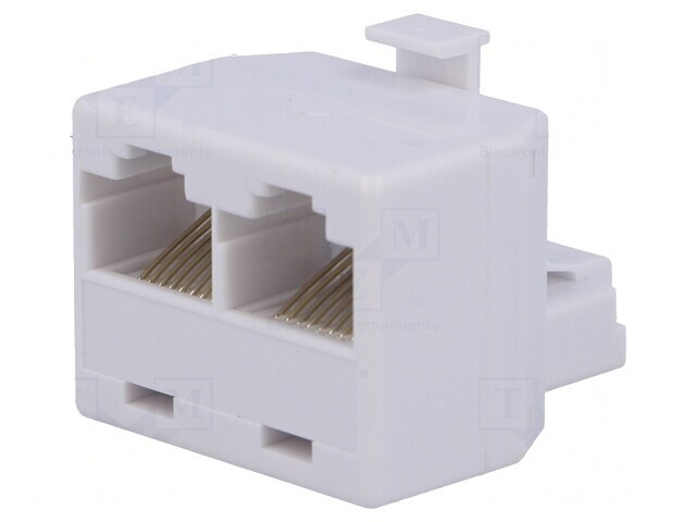 Splitter RJ45 8p8c Dual Socket