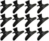 Agrafe de coafură profesionale agrafe catarame 12 piese negre