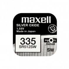 Baterie ceas Maxell SR512SW V335 1.55V oxid de argint 1buc