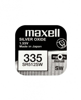 Baterie ceas Maxell SR512SW V335 1.55V oxid de argint 1buc foto