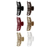 Cumpara ieftin Set 6 cleme pentru par, confortabile, rezistente, silicon moale, 10.9 x 4.5 cm, multicolor
