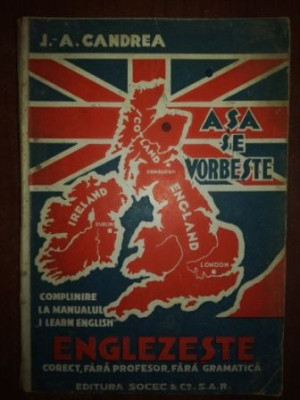 Asa se vorbeste englezeste- J. A. Candrea foto