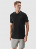 Cumpara ieftin Tricou polo regular pentru bărbați - negru, 4F Sportswear