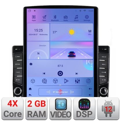 Navigatie Skoda Kodiaq K-kodiaq ecran tip TESLA 9.7&quot; cu Android Radio Bluetooth Internet GPS WIFI 2+32 DSP Quad Core CarStore Technology