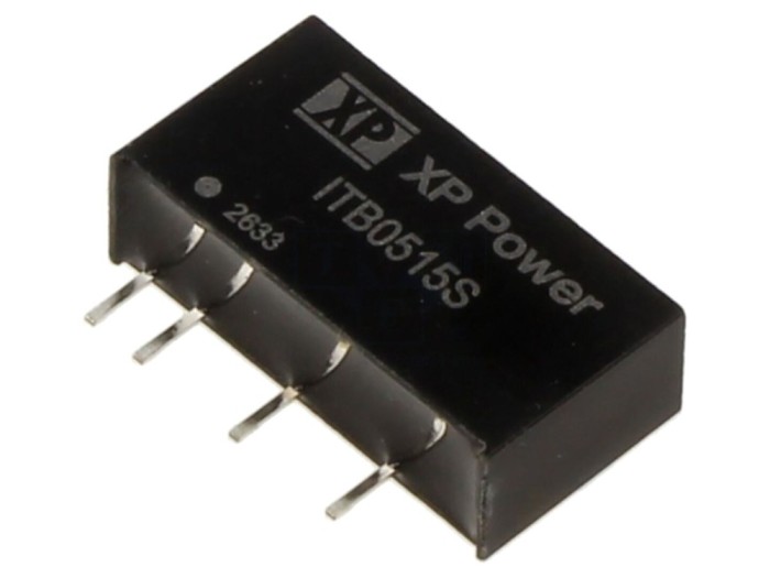 Convertor DC/DC 5VDC la 15VDC, 1W