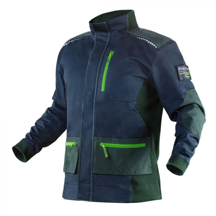 Jacheta de lucru PREMIUM, 62% bumbac, 35% poliester, 3% elastan, marimea XXXL 81-216-XXXL