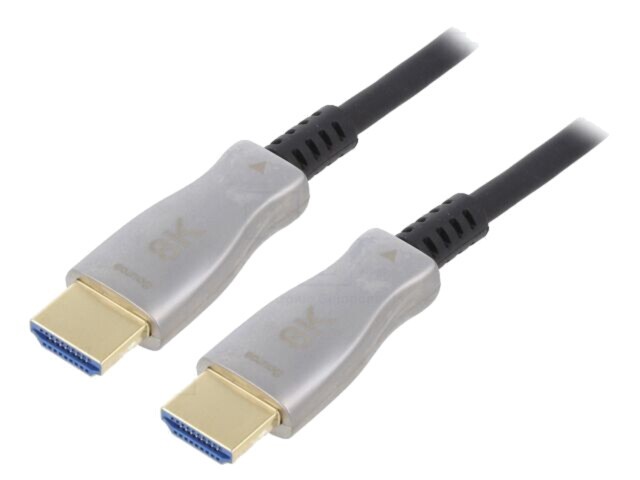 Cablu HDMI 2.1 HDCP 2.2 Goobay, mufă HDMI, PVC negru
