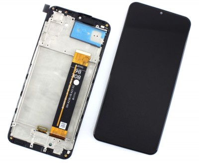 Display Samsung Galaxy A23 A236 5G cu Rama Black Negru foto