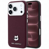 Husa MagSafe pentru Apple iPhone 18 Pro Max / 17 Pro Max, Karl Lagerfeld, Grained Choupette Head, Visinie