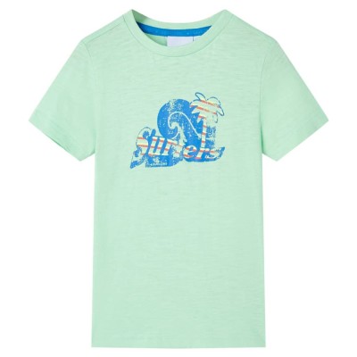 Tricou pentru copii, verde deschis, 116 foto