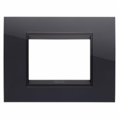 Rama Ornament 3M LUX Gewiss Chorus monocrom negru GW16203YN