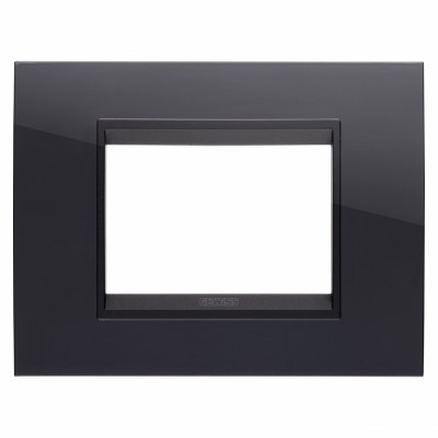 Rama Ornament 3M LUX Gewiss Chorus monocrom negru GW16203YN foto