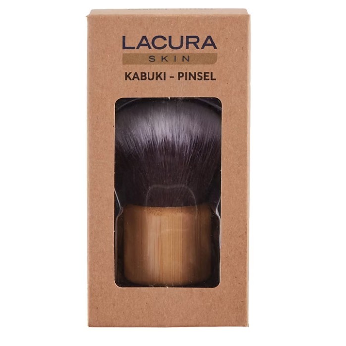 Pensula Kabuki Lacura, maner bambus