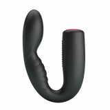 Quintion - Vibrator punct G, negru, 10.4 cm, Orion