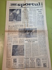 ziarul sport 24 martie 1968 - articol despre timisoreanul johnny weissmuller ,actorul din tarzan