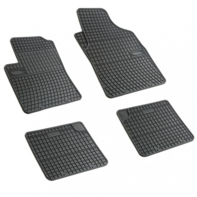 Set covorase auto din cauciuc Ford Ka 2 2008-2016 Fiat 500/500C 2007- Panda 2 3 2003-2012, presuri BestAutoVest, negre, 4 buc. foto