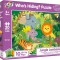 Puzzle deschide ferestrele - Jungla ( 20 piese)
