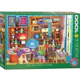 Cumpara ieftin Puzzle Eurographics - All you Knit is Love, 1000 piese