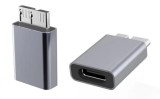 Adaptor USB 3.1 type C la micro USB M-T Aluminiu, kur31-22, Oem