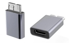 Adaptor USB 3.1 type C la micro USB M-T Aluminiu, kur31-22