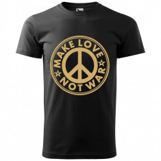 Tricou barbat Malfini Basic XS, S, M, L, XL, XXL, print "Make Love, Not War"