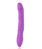 Vibrator Eden Rotating Vibrator, 9 Moduri Vibratii &amp; 9 Moduri Rotatii, Silicon, USB, Mov, 22.7 cm, Mokko Toys, Velvet Obsession