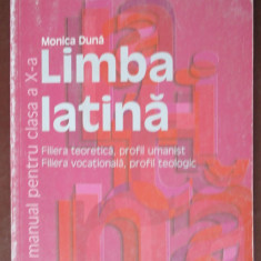 Limba latina. Manual clasa a 10-a-Monica Duna