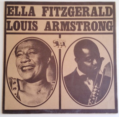 vinil Ella Fitzgerald&amp;amp;Louis Armstrong-Archive Of Jazz Vol 11,Germany1980,VG+/VG+ foto