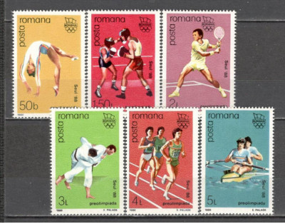 Romania.1988 Olimpiada de vara SEUL DR.502 foto