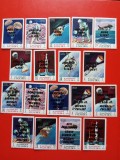 FUJEIRA, SPACE SUPRATIP. - 2 SERII COMPLETE MNH