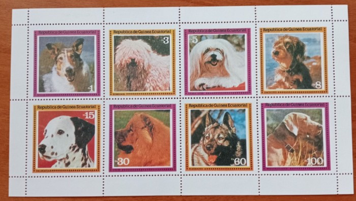 GUINEA ECUATORIAL-&#039;&#039;CATEI DE RASA&#039;&#039;-COLITA de 8 VAL,--MNH-NESTAMP&#039;&#039;