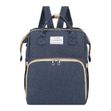 Rucsac Multifunctional pentru Mamici, Cyrax, cu Patut Pliabil si Baza de Schimbat, Rezistent la Apa, Capacitate Mare, Usor, Compartimente Multiple, Bu
