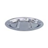 Tava divizata, Ovala, Inox