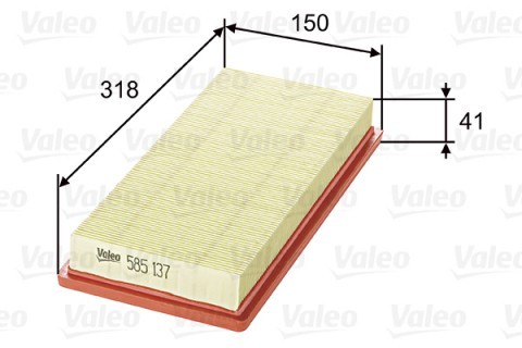 Filtru aer VALEO 585137