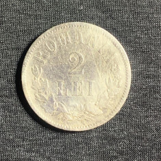 Moneda 2 lei 1875 argint
