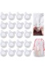Set fixare pilota, 16 clipsuri, Silicon, Transparent, Oem