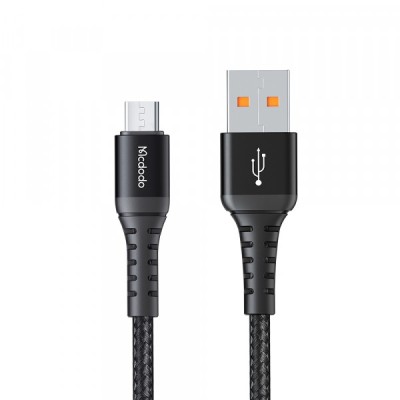 Cablu Date si Incarcare USB-A - microUSB McDodo CA-2281, 18W, 1m, Negru foto