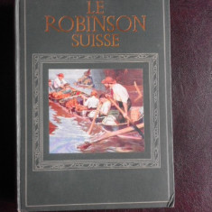 Le Robinson Suisse - R. Wyss (carte in limba franceza)