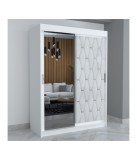 Dressing Eric Alb Tapitat Cu Oglinda