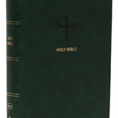 Nkjv, End-Of-Verse Reference Bible, Personal Size Large Print, Leathersoft, Green, Red Letter, Comfort Print: Holy Bible, New King James Version