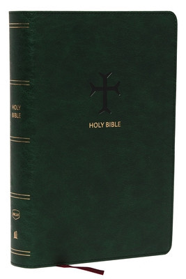 Nkjv, End-Of-Verse Reference Bible, Personal Size Large Print, Leathersoft, Green, Red Letter, Comfort Print: Holy Bible, New King James Version foto