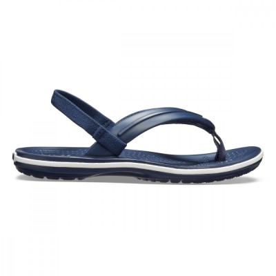 Slapi Crocs Kids&amp;#039; Crocband Strap Flip Albastru - Navy foto