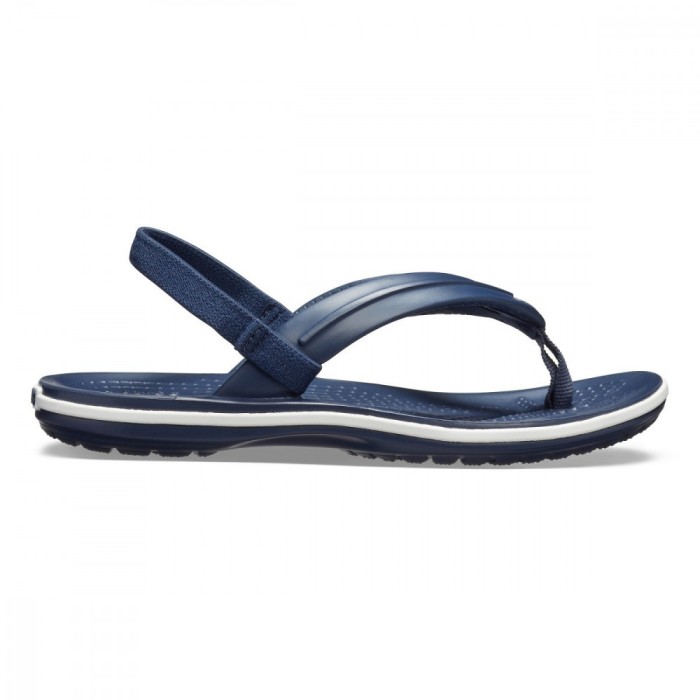 Slapi Crocs Kids&#039; Crocband Strap Flip Albastru - Navy