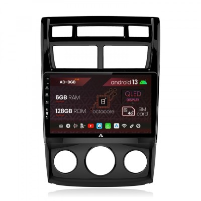 Navigatie Kia Sportage (2005-2010) M AC, Android 13, B-Octacore 6GB RAM + 128GB ROM, 9 Inch - AD-BGB9006+AD-BGRKIT148S foto