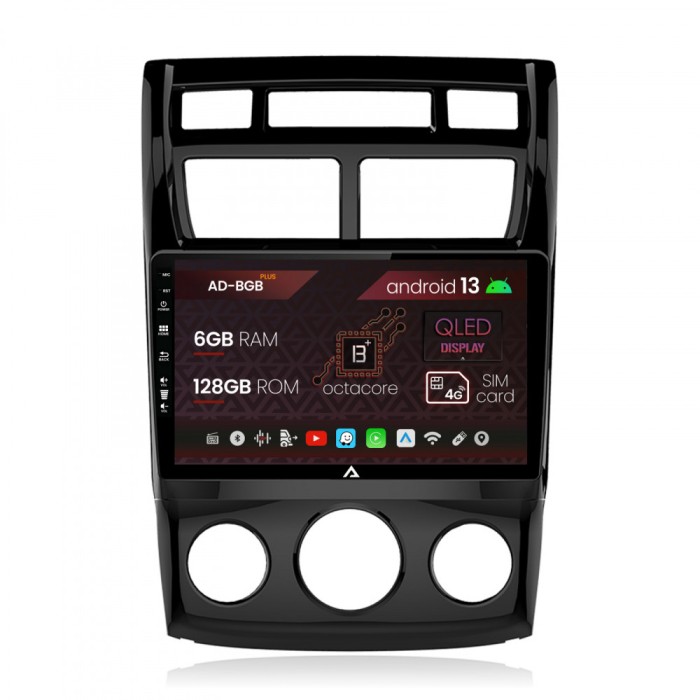 Navigatie Kia Sportage (2005-2010) M AC, Android 13, B-Octacore 6GB RAM + 128GB ROM, 9 Inch - AD-BGB9006+AD-BGRKIT148S