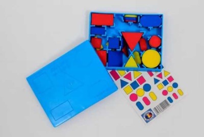 Joc didactic Logi II JD-04, trusa cu forme geometrice foto