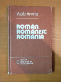ROMAN , ROMANESC , ROMANIA de VASILE ARVINTE , 1983